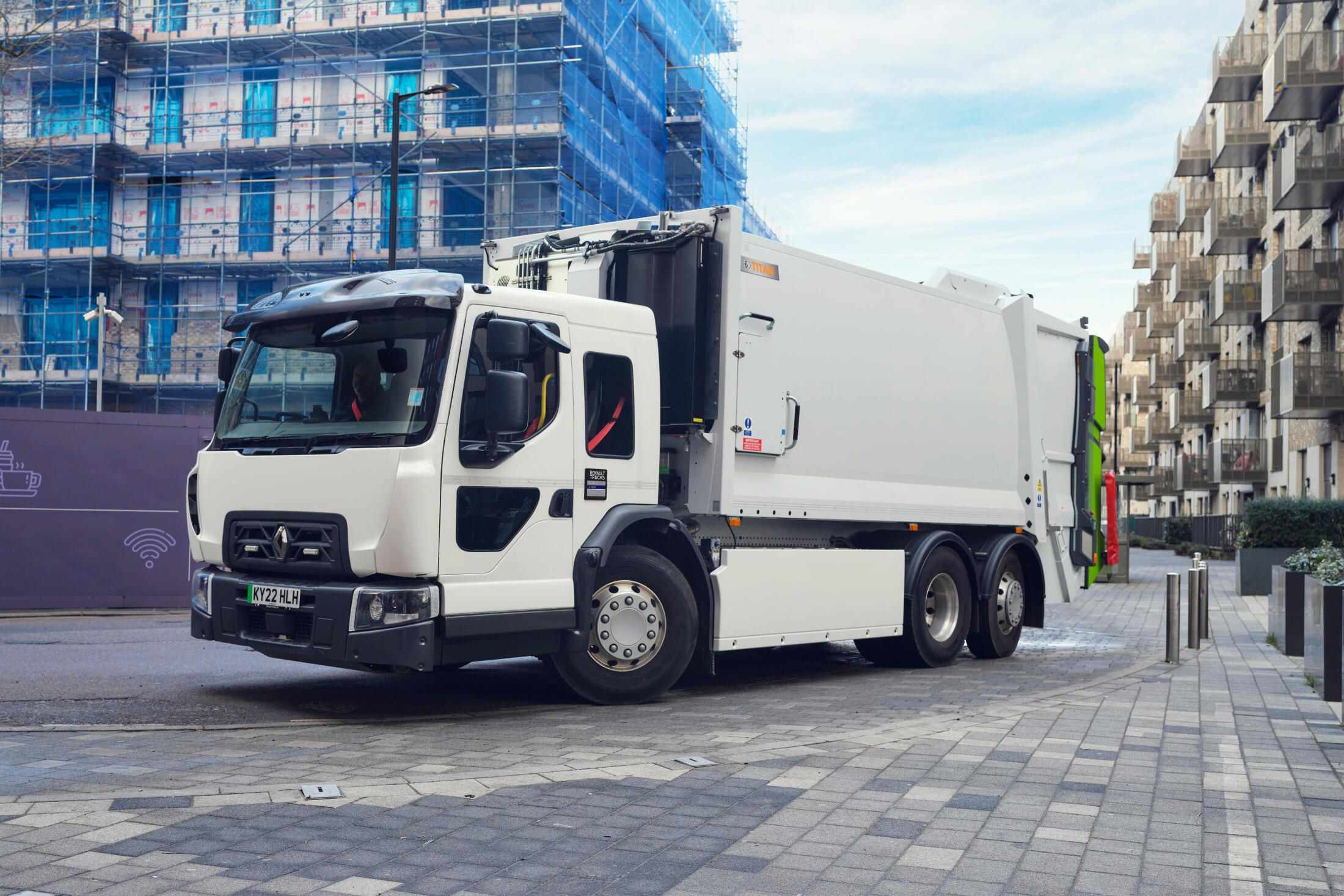 Enfield Council Renault Fully Electric Refuse Truck
