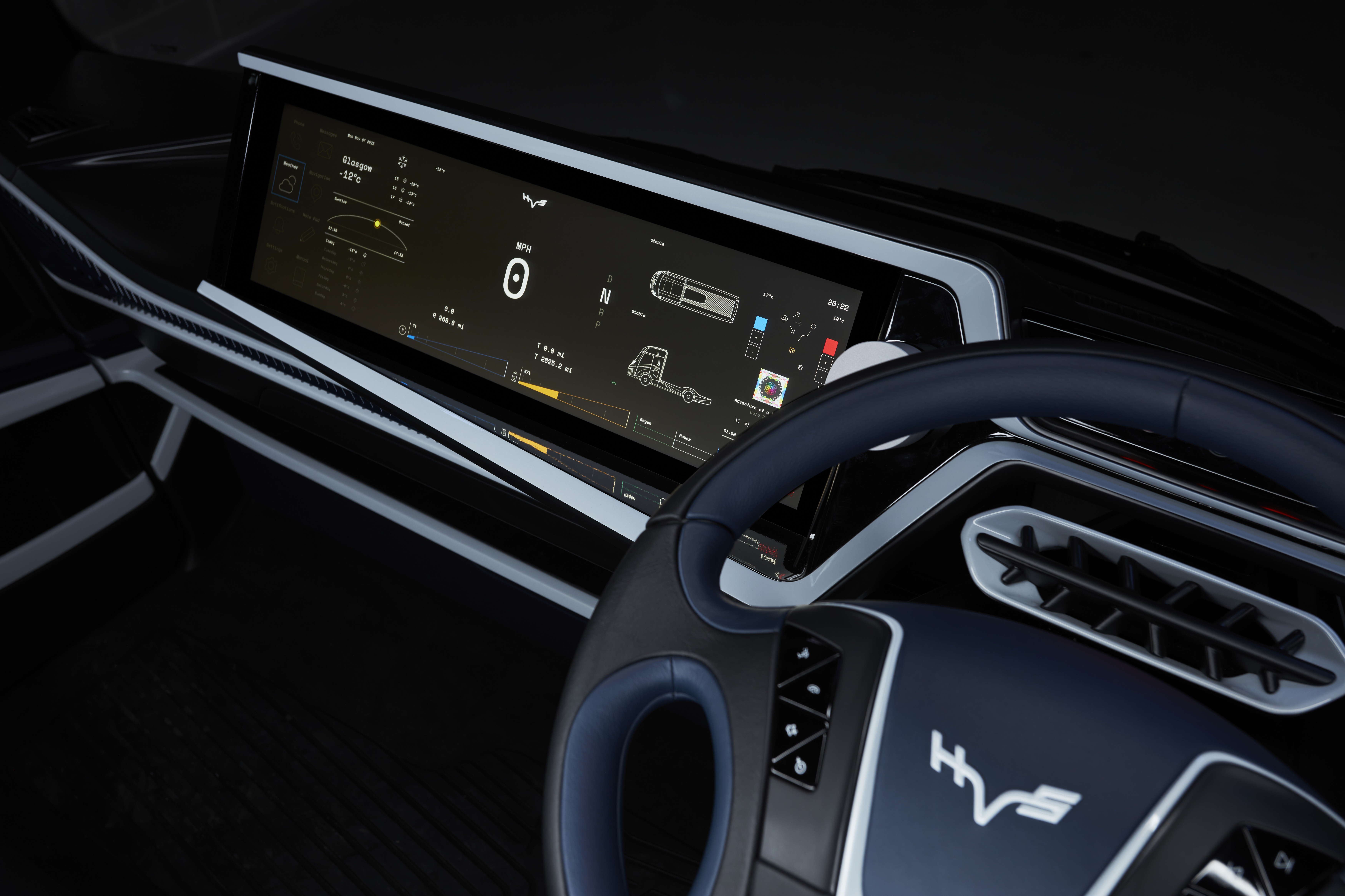 HVS Tractor Unit Digital Instrument Panel